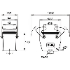 Capot prolongateur (entrée de câble droite, double levier) PG21