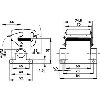 Embase en saillie (couvercle, 1E de câble, ergots simple levier) PG16