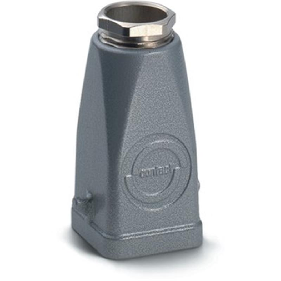 Capot (entrée de câble verticale) M20+PE, Zinc moulé, gris-Lire la description