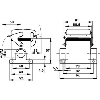 Embase en saillie (couvercle, 1E de câble, ergots simple levier) PG16