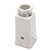 Capot A3-A4-A5-D8 57mm haut 1xM20 vertical gris clair (RAL 7035)