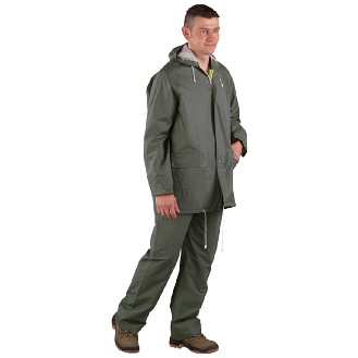Coverguard - Ensemble de pluie vert en PVC (Pack de 10)-Lire la description