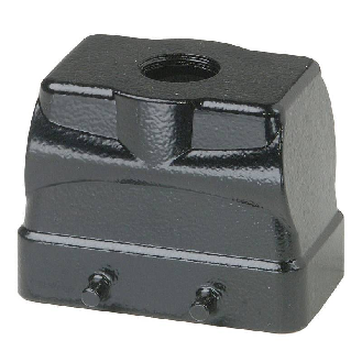 Capot BHT10 56mm haut, noir 1xM20 vertical-Lire la description
