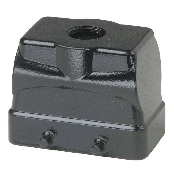 Capot BHT10 56mm haut, noir 1xM20 vertical-Lire la description