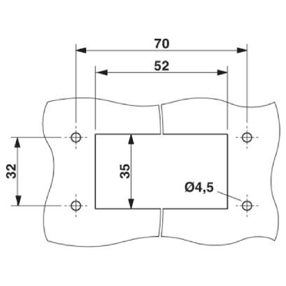 Embase, B6, avec verrouillage longitudinal, avec couvercle-Lire la description