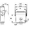 Capot prolongateur (entrée de câble droite, simple levier) PG16
