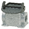 Embase saillie B6 74mm haut 1xM32 avec manchon