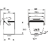 Capot prolongateur (entrée de câble verticale, simple levier) PG21