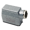 Capot A10-D15 53mm haut 1xM20 latéral avec presse-étoupe