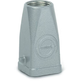 Capot (entrée de câble verticale) M20, Zinc moulé, gris-Lire la description
