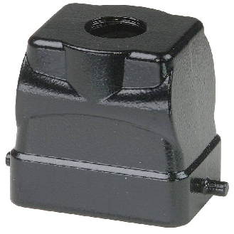 Capot BHT6 56mm haut, noir 1xM20 vertical-Lire la description