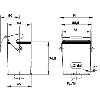 Capot prolongateur haut (entrée câble verticale, simple levier) M32