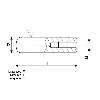 Goupille cylindrique taraudée Acier 10X28 DIN 7979