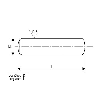Goupille cylindrique Acier 5X28 DIN 6325