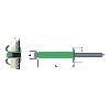 Rivet Eclaté Aluminium Tige Acier Tête Large 4X16 Noir
