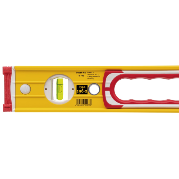 Wasserwaage LM m.Griffe 196-2 120cm Stabila-Beschreibung lesen