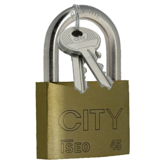 Cadenas CITY 45 2CL H 7 mm - ISEO - 2052201-Lire la description