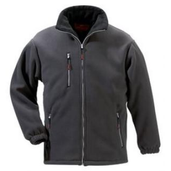 Veste polaire chaude grise  taille L-Lire la description