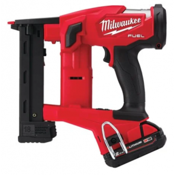 Agrafeuse de finition 18V avec chargeur et batteries-Lire la description