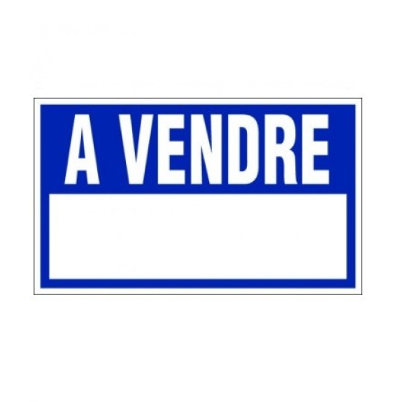 Plaque de signalisation de 330 x 200 m/m "A VENDRE"-Lire la description