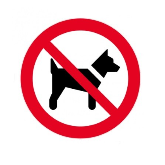 Disque de signalisation diamètre 300 "INTERDIT AUX CHIENS" Disque de signalisation diamètre 300 "INTERDIT AUX CHIENS"-Lire la description