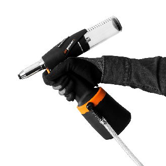 Pistole pneumatisch-hydraulisch für Blindnieten-Beschreibung lesen