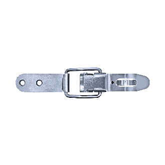 Grenouillères avec porte cadenas A2 2/100 Trou pour rivet 6,1 mm - 25 pièces-Lire la description
