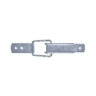 Grenouillères acier zingué 2/55/60 Trou pour rivet 3,3 mm - 100 pièces-Lire la description