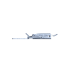 Grenouillères acier zingué 1/60 II Trou pour rivet 4,5 mm - 100 pièces