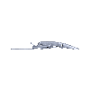 Grenouillères acier zingué 3/70 II Trou pour rivet 4,5 mm - 100 pièces