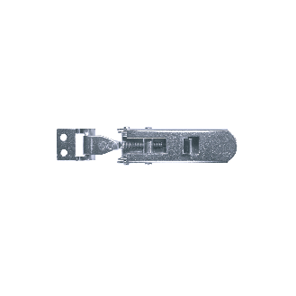 Grenouillères rapides Acier zingué 80 F Trou pour rivet 5,0 mm - 10 pièces-Lire la description
