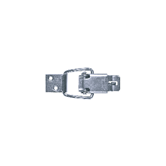 Grenouillères avec porte cadenas A2 2/50 - autofermeture Trou pour rivet 4,1 mm - 100 pièces-Lire la description