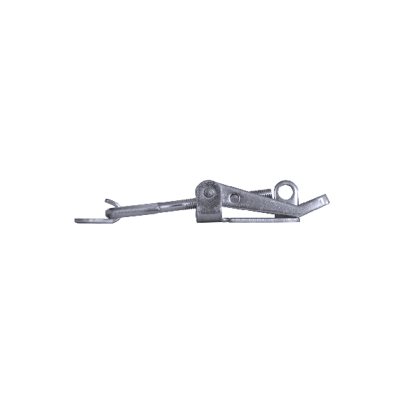 Grenouillères excentriques Acier zingué 702 L Trou pour rivet 5,3 mm - 10 pièces-Lire la description