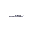 Grenouillères excentriques Acier zingué 701 L Trou pour rivet 4,3 mm - 10 pièces