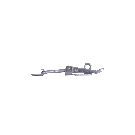 Grenouillères excentriques Acier zingué 701 L Trou pour rivet 4,3 mm - 10 pièces-Lire la description