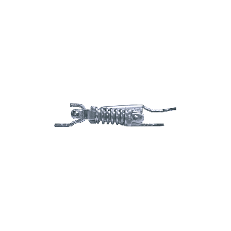 Grenouillères acier zingué 42 SP Trou pour rivet 4,2 mm - 100 pièces-Lire la description
