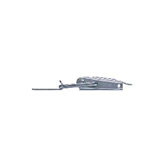 Grenouillères acier zingué 0/40 Trou pour rivet 3,4 mm - 100 pièces-Lire la description