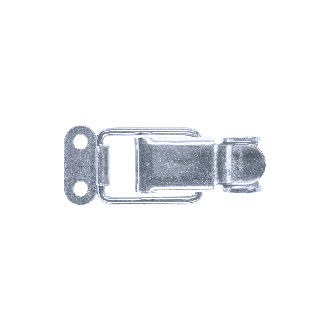 Grenouillères avec porte cadenas A2 42 + PC Trou pour rivet 4,2 mm - 100 pièces-Lire la description