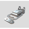 Grenouillères avec porte cadenas A2 42 + PC Trou pour rivet 4,2 mm - 100 pièces