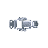 Grenouillères A2 44 SP Trou pour rivet 5,2 mm - 50 pièces