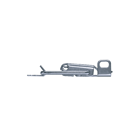 Grenouillères avec porte cadenas A2 44 + PC Trou pour rivet 5,2 mm - 50 pièces-Lire la description