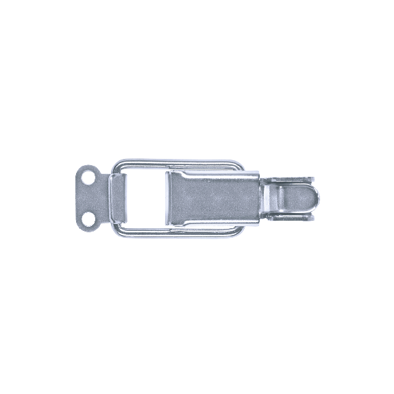 Grenouillères avec porte cadenas A2 44 + PC Trou pour rivet 5,2 mm - 50 pièces-Lire la description