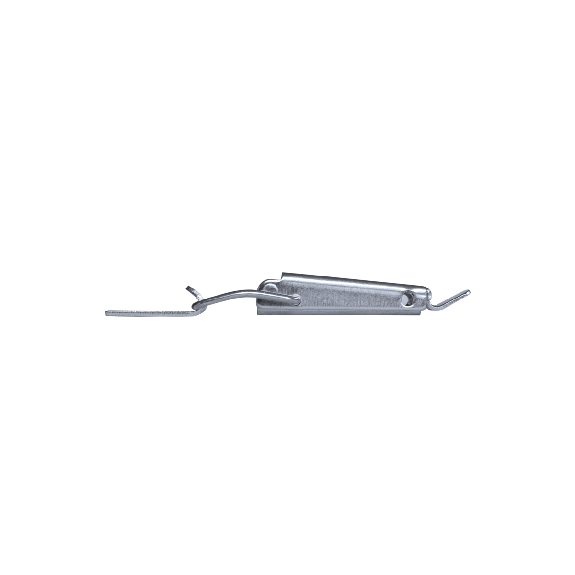 Grenouillères acier zingué 1/45 - autofermeture Trou pour rivet 3,3 mm - 100 pièces-Lire la description