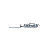 Grenouillères A2 1/60 Trou pour rivet 4,1 mm - 100 pièces
