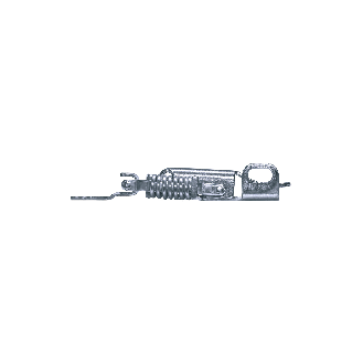 Grenouillères avec porte-cadenas pour rivet 5,2 mm-Lire la description