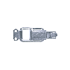 Grenouillères A2 44 Trou pour rivet 5,2 mm - 50 pièces