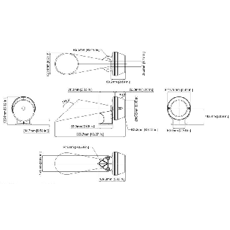 Maxi trompe 110dB 40 - 260Vac/dc IP65-Lire la description