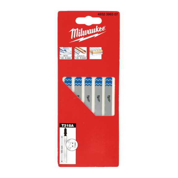 Seguetas tradicionales - 105 x 1 mm T 318 A - 5 pcs-Leer más
