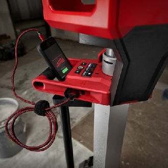 Projecteur trépied de chantier avec chargeur intégré M18 HOSALC-0 6000 lumens-Lire la description