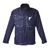 Veste de travail WORKWEAR Zip BEN, blouson de sécurité CANVAS manche longue GRIS taille 3XL
